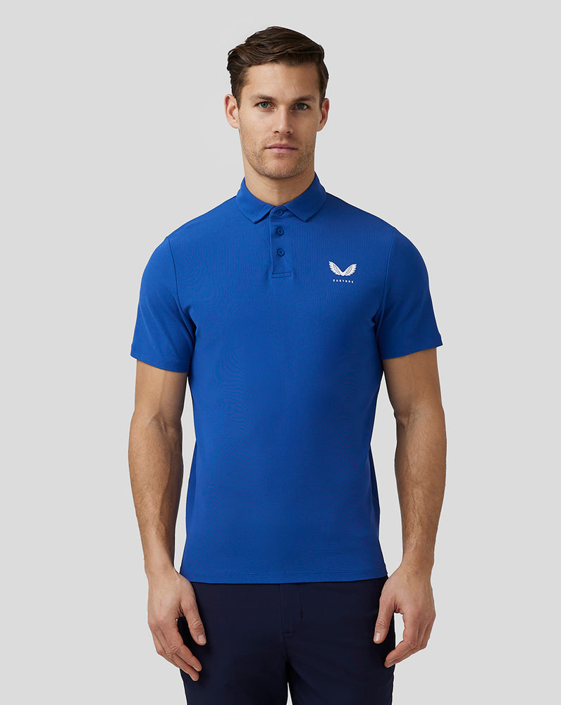 Royal Blue Castore Golf Essential Polo | 9064IETLH