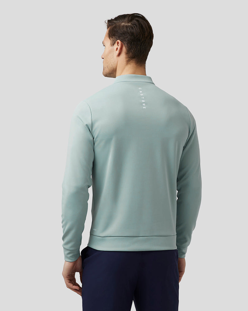 Stone Blue Castore Golf Club Classic Quarter Zip Top | 9108LFJZM