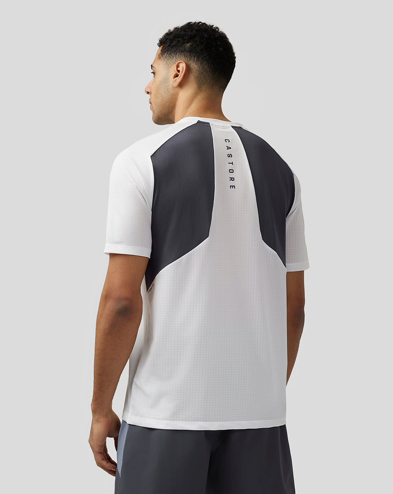 White Castore Apex Aeromesh T-Shirt | 4630NFGBO