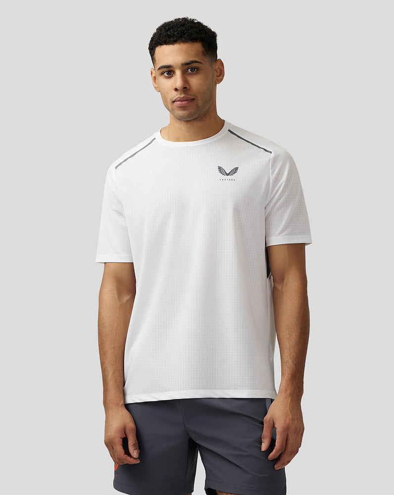 White Castore Apex Aeromesh T-Shirt | 4630NFGBO