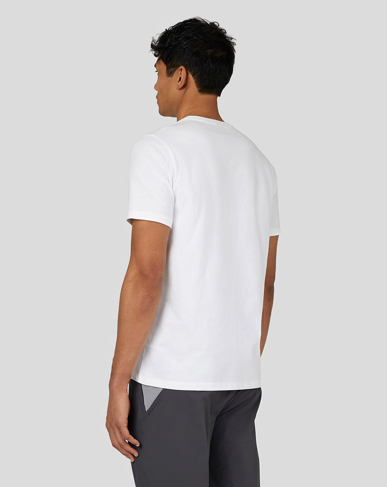 White Castore Flex Short Sleeve T-Shirt | 5406WIZDY