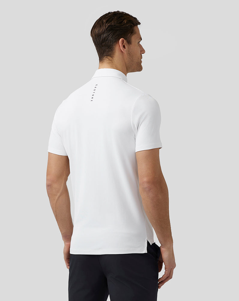 White Castore Golf Essential Polo | 2368HMFWC