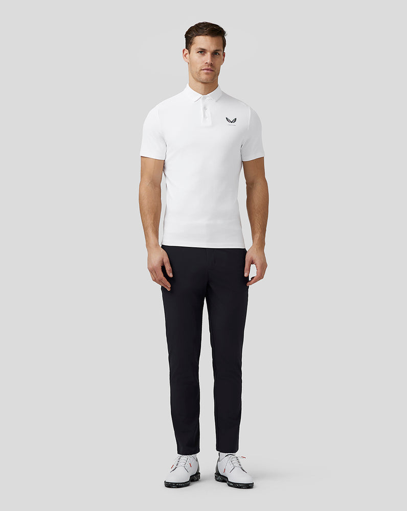 White Castore Golf Essential Polo | 2368HMFWC