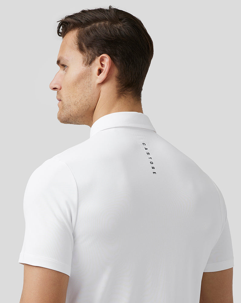 White Castore Golf Essential Polo | 2368HMFWC