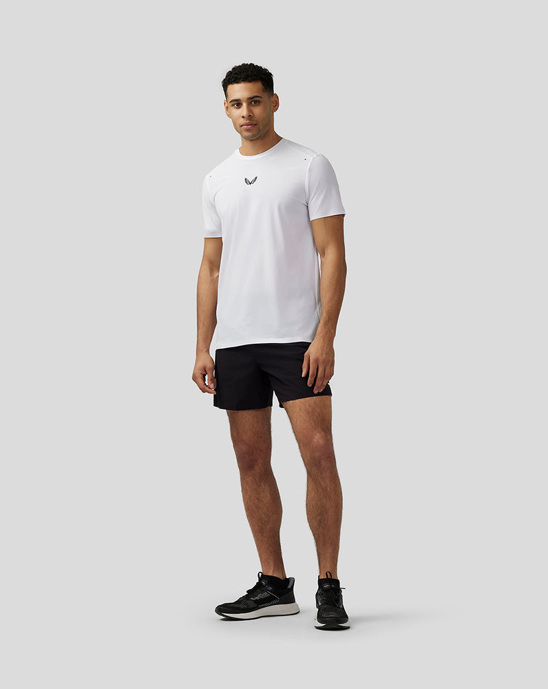 White Castore Zone Ventilated Training T-Shirt | 8251OFSIL